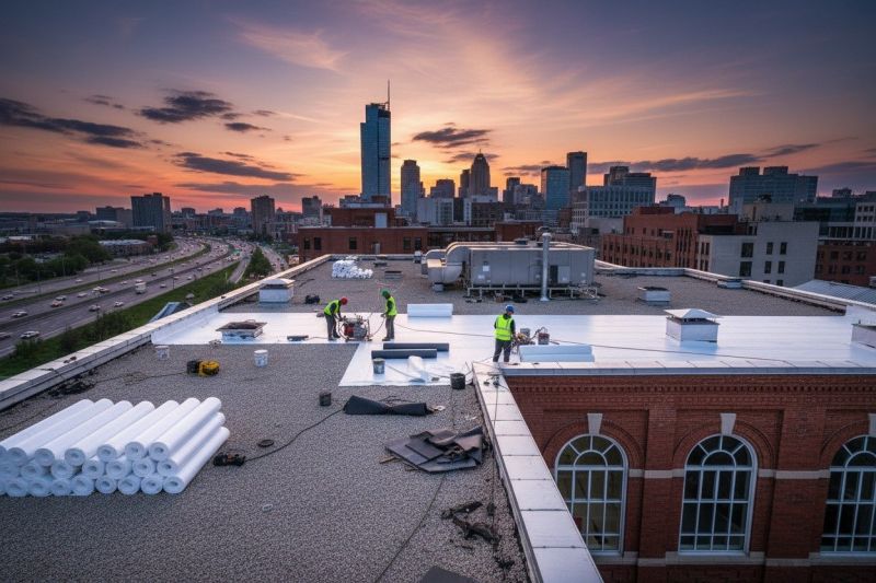 Single Ply Roof Replacement in Hazlet, NJ