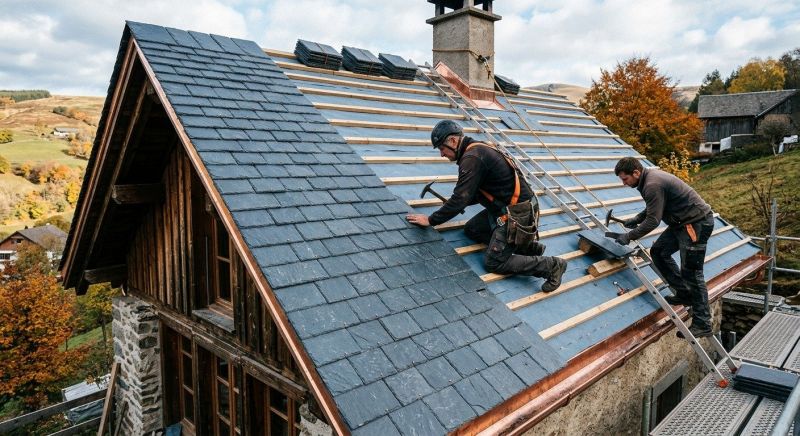 Slate Roof Installation in Hightstown, NJ
