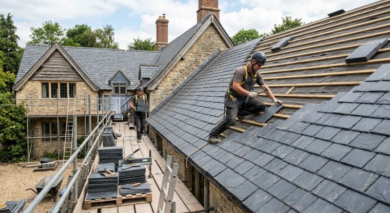 Slate Roof Installation in Hightstown, NJ