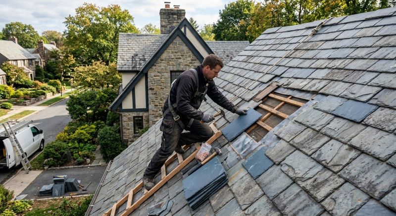 Slate Roof Repair in East Orange, NJ