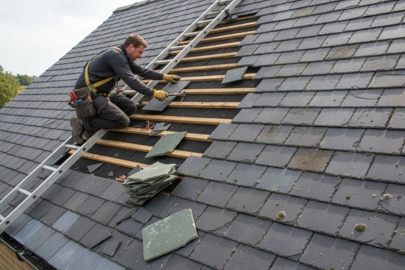 Slate Roof Repair in Hunterdon County, NJ