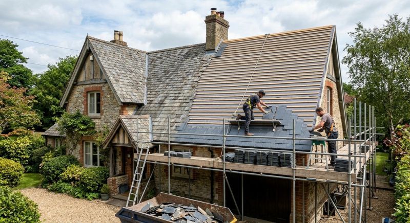 Slate Roof Replacement in Hillside, NJ