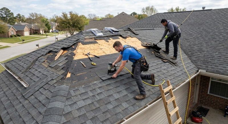 Storm Damage Roof Repair in Flanders, NJ