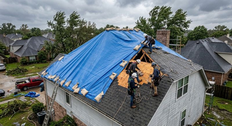 Storm Damage Roof Repair in Irvington, NJ