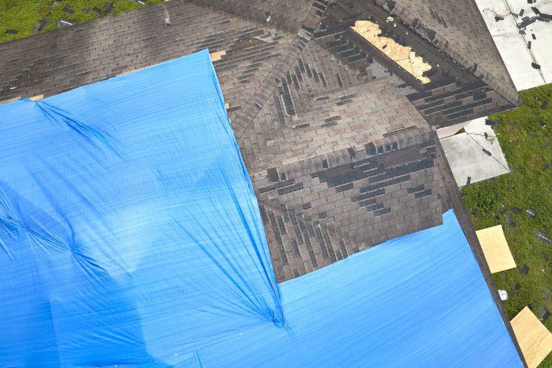 Storm Damage Roof Tarping in Middlesex County, NJ