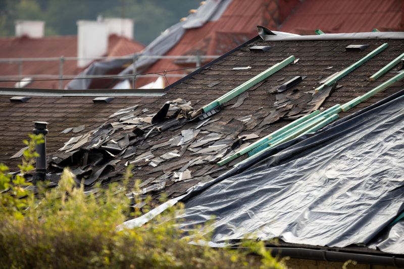 Storm Damage Roof Tarping in Middlesex County, NJ