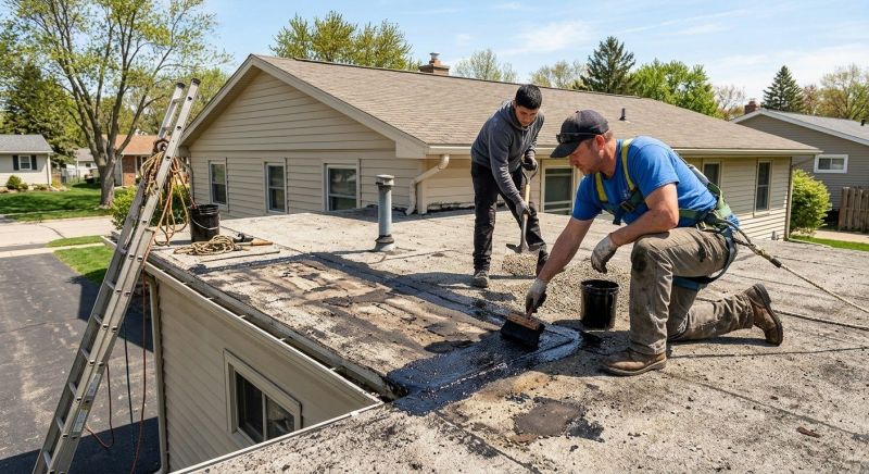 Tar And Gravel Roof Repair in Holmdel, NJ