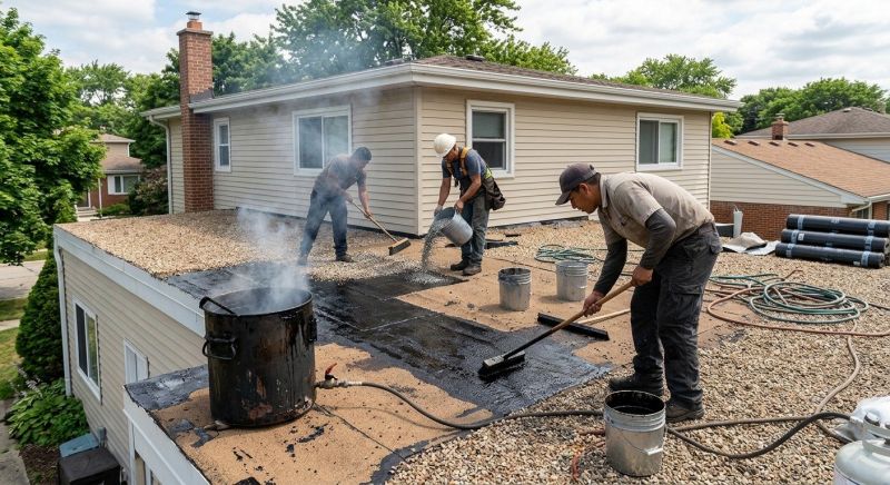 Tar And Gravel Roof Repair in Lincroft, NJ