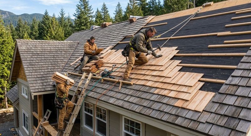 Wood Roofing Installation in Chatham, NJ