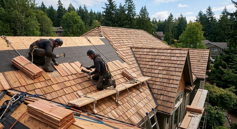 Wood Roofing Installation in Clark, NJ