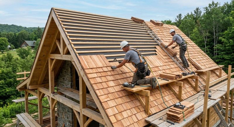 Wood Roofing Installation in Clark, NJ