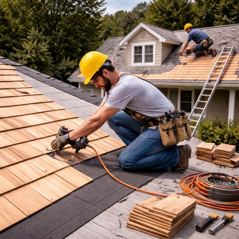 Wood Roofing Installation in Green Village, NJ