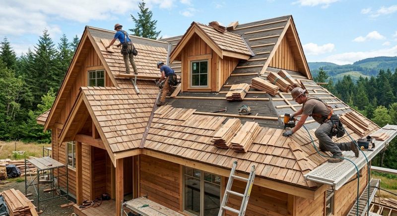Wood Roofing Installation in Hunterdon County, NJ