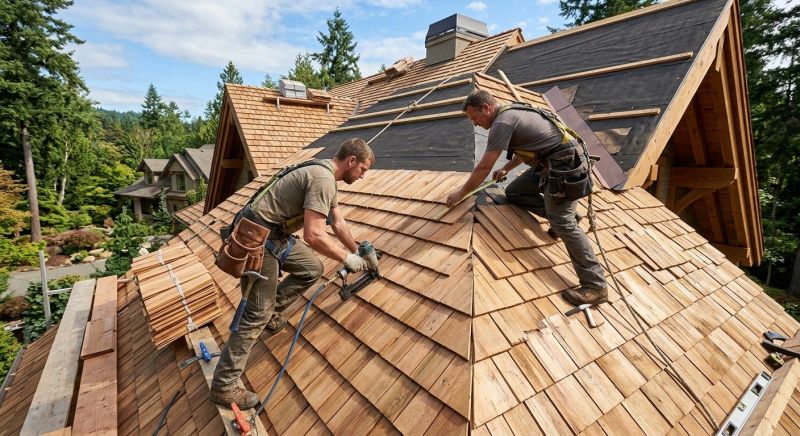 Wood Roofing Installation in Livingston, NJ