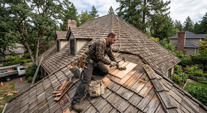 Wood Shake Roof Repair in Basking Ridge, NJ