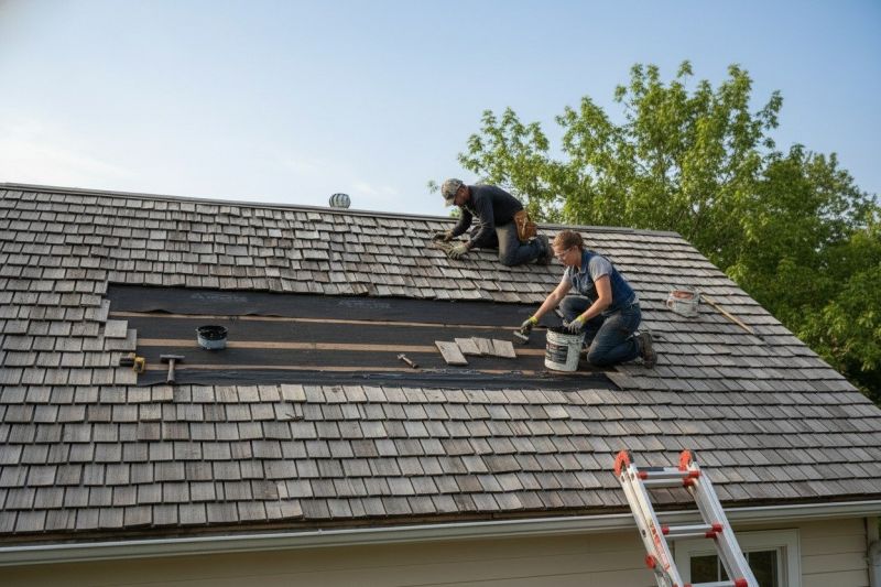 Wood Shake Roof Repair in Basking Ridge, NJ