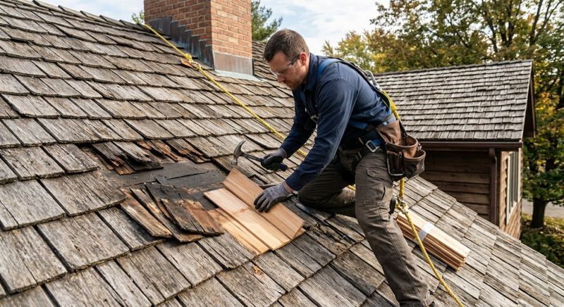 Wood Shake Roof Repair in Essex County, NJ
