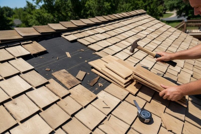 Wood Shake Roof Repair in Hightstown, NJ