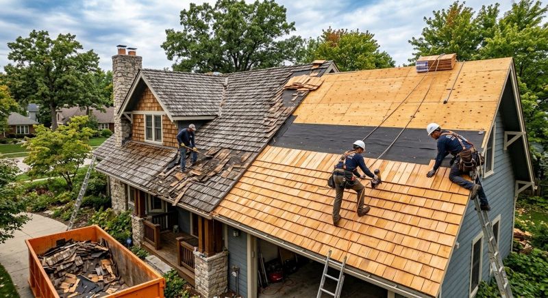Wood Shake Roof Replacement in Annandale, NJ