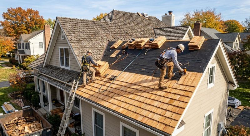 Wood Shake Roof Replacement in Edison, NJ