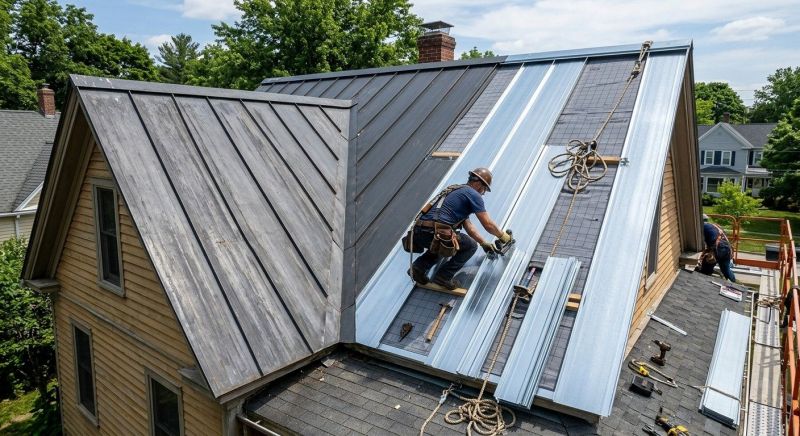 Metal Roof Replacement in East Hanover, NJ